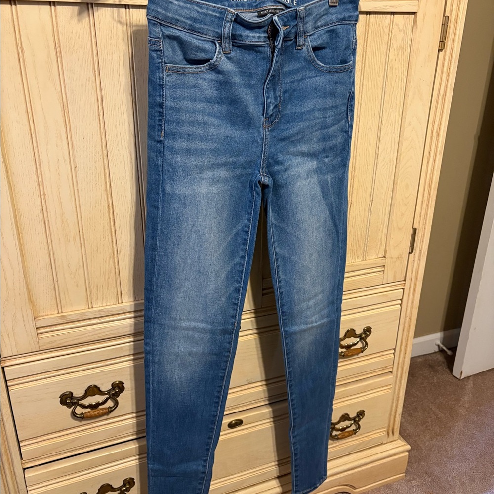American Eagle Outfitters Women's Blue Skinny Jeans